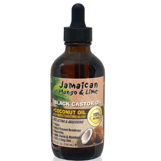 Jamaican Mango & Lime Black Castor Oil + Coconut Oil 4oz